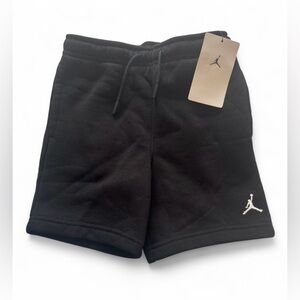 NWT Jordan MJ Brooklyn Fleece Essentials Boys' Shorts Black Size 6